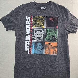 Star Wars The Force Awakens Character Grid T-Shirt